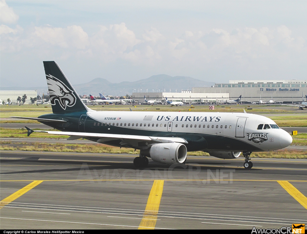 N709UW - Airbus A319-112 - US Airways