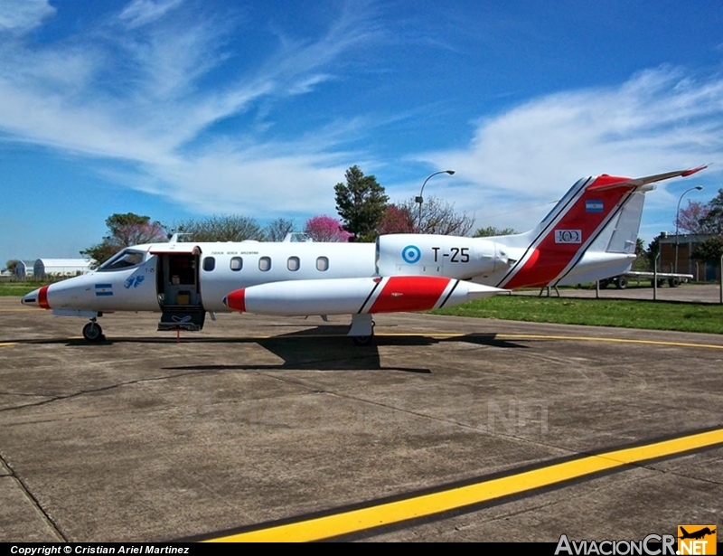 T-25 - Learjet 35A - Fuerza Aerea Argentina