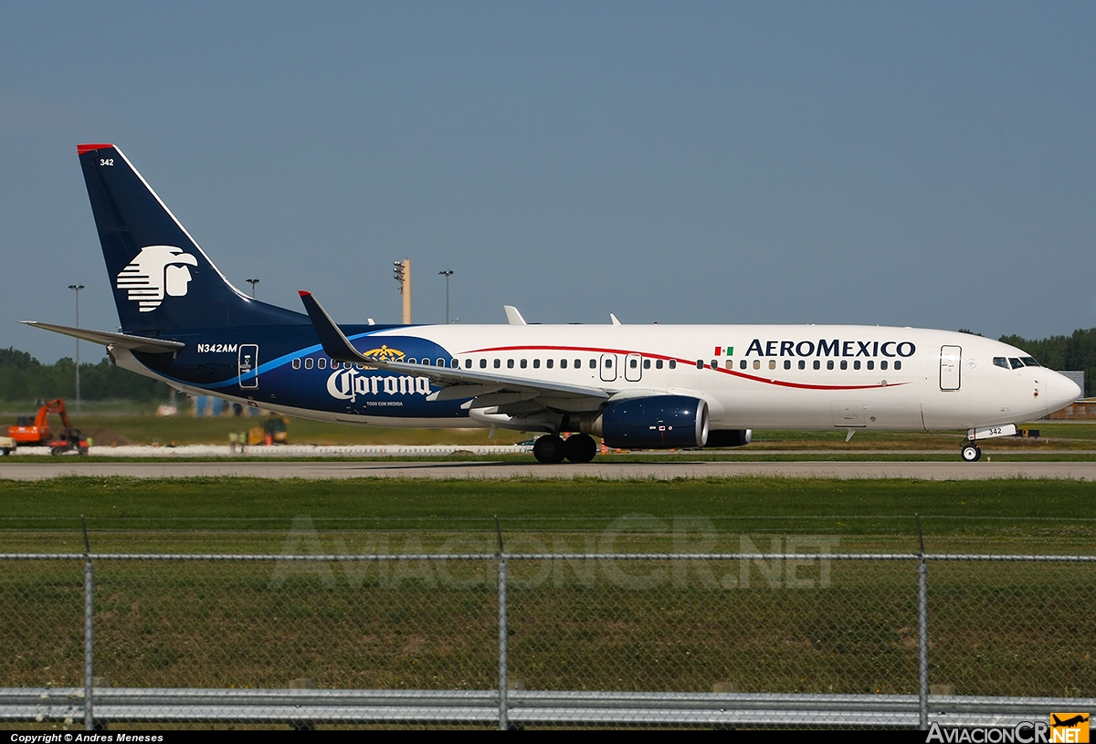 N342AM - Boeing 737-8Z9 - Aeromexico