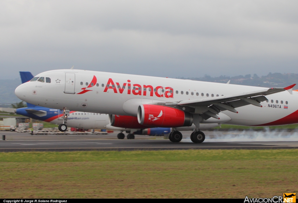 N496TA - Airbus A320-233 - TACA