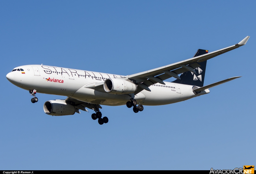 N342AV - Airbus A330-243 - Avianca