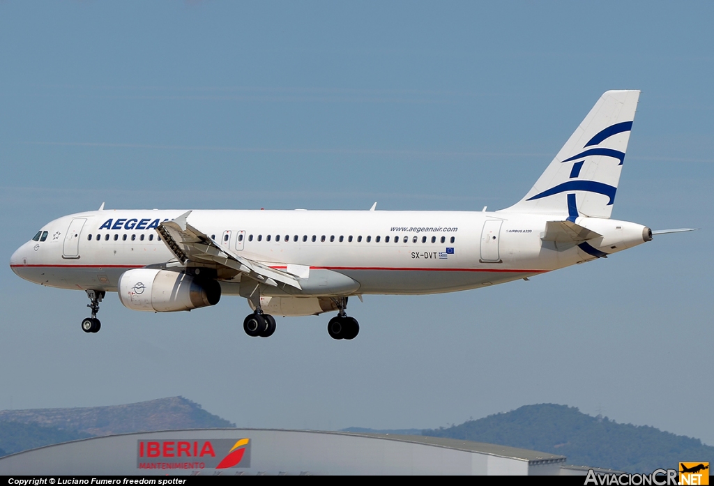 SX-DVT - Airbus A320-232 - Aegean Airlines