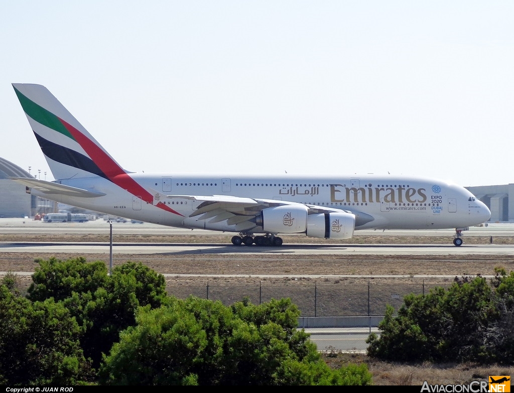 A6-EEQ - Airbus A380-861 - Emirates