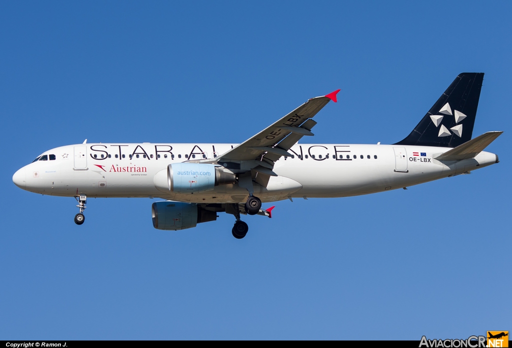 OE-LBX - Airbus A320-214 - Austrian Airlines