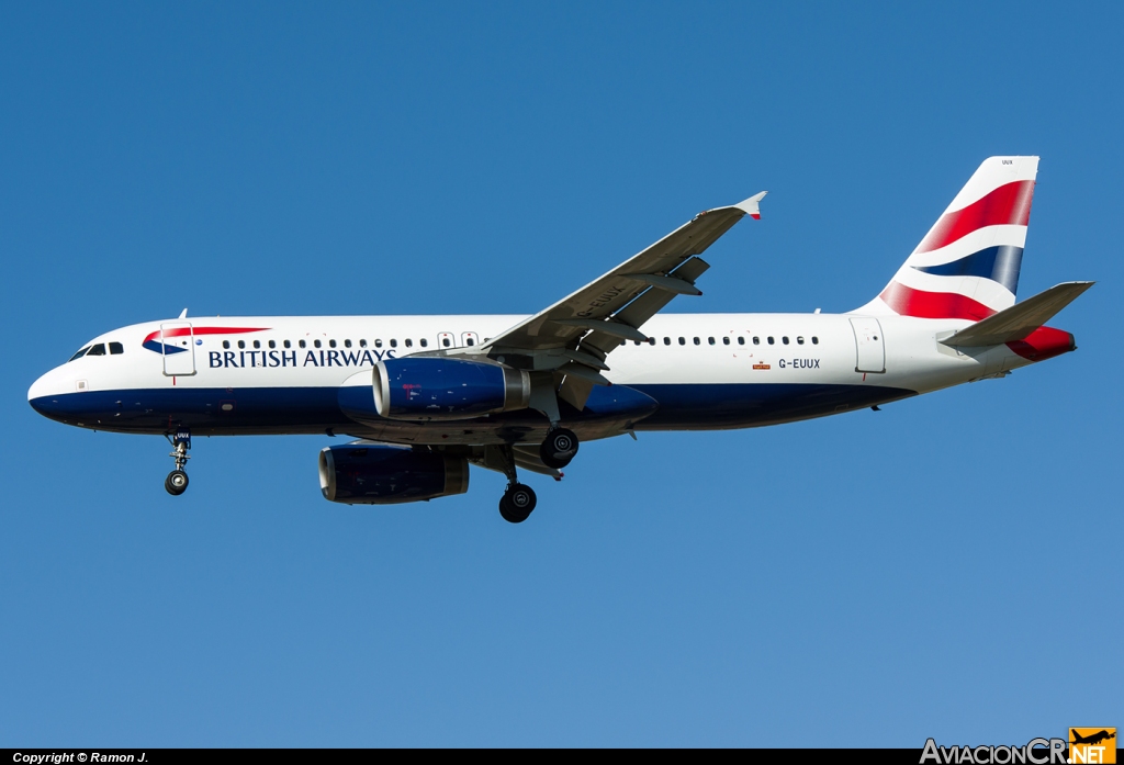 G-EUUX - Airbus A320-232 - British Airways