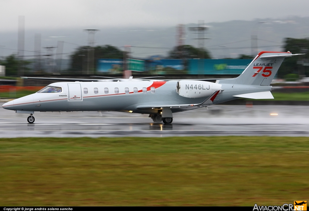 N446LJ - Learjet 75 - Privado