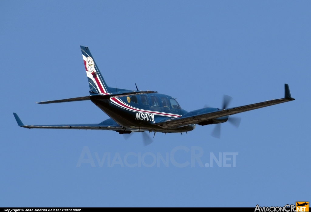 MSP019 - Piper PA-31-350 Navajo Panther - Ministerio de Seguridad Pública - Costa Rica