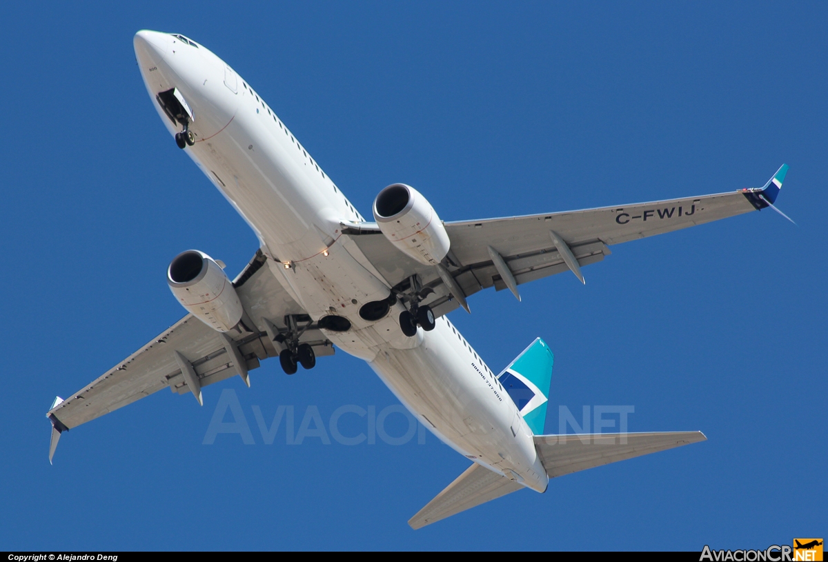 C-FWIJ - Boeing 737-8CT - WestJet