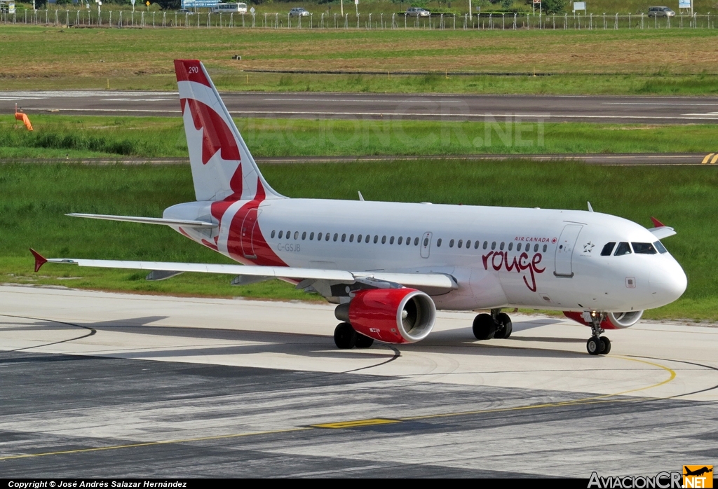 C-GSJB - Airbus A319-112 - Air Canada Rouge