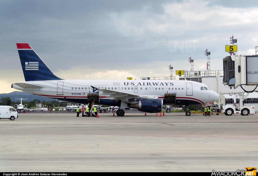 N721UW - Airbus A319-112 - US Airways