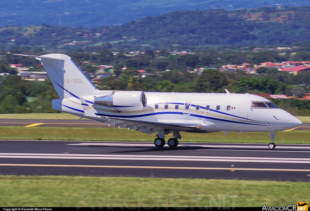 XA-SOL - Bombardier Challenger 604 (CL-600-2B16) - Privado