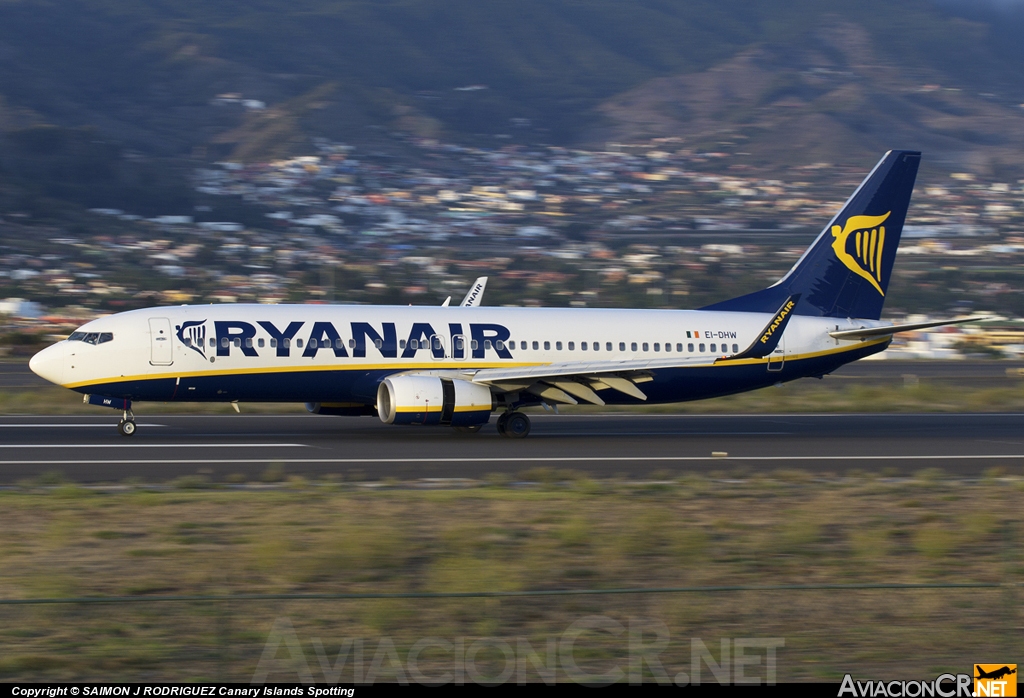 EI-DHW - Boeing 737-8AS - Ryanair