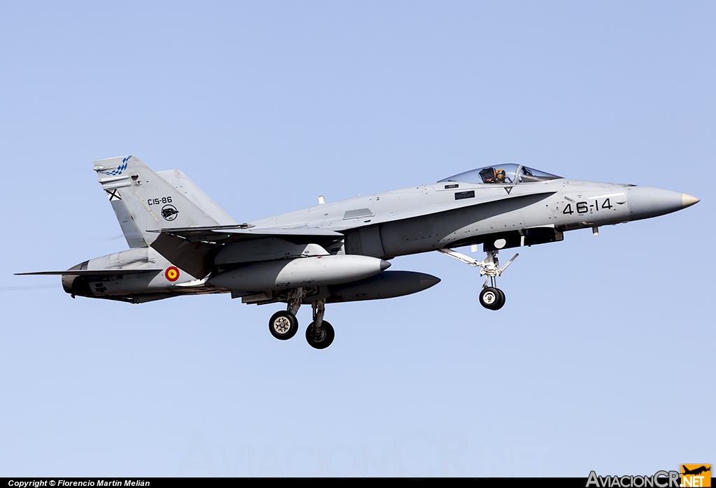 C.15-86 - McDonnell Douglas F/A-18A Hornet - España - Ejército del Aire