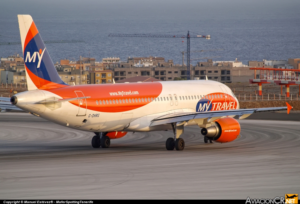 G-DHRG - Airbus A320-214 - My Travel Airways
