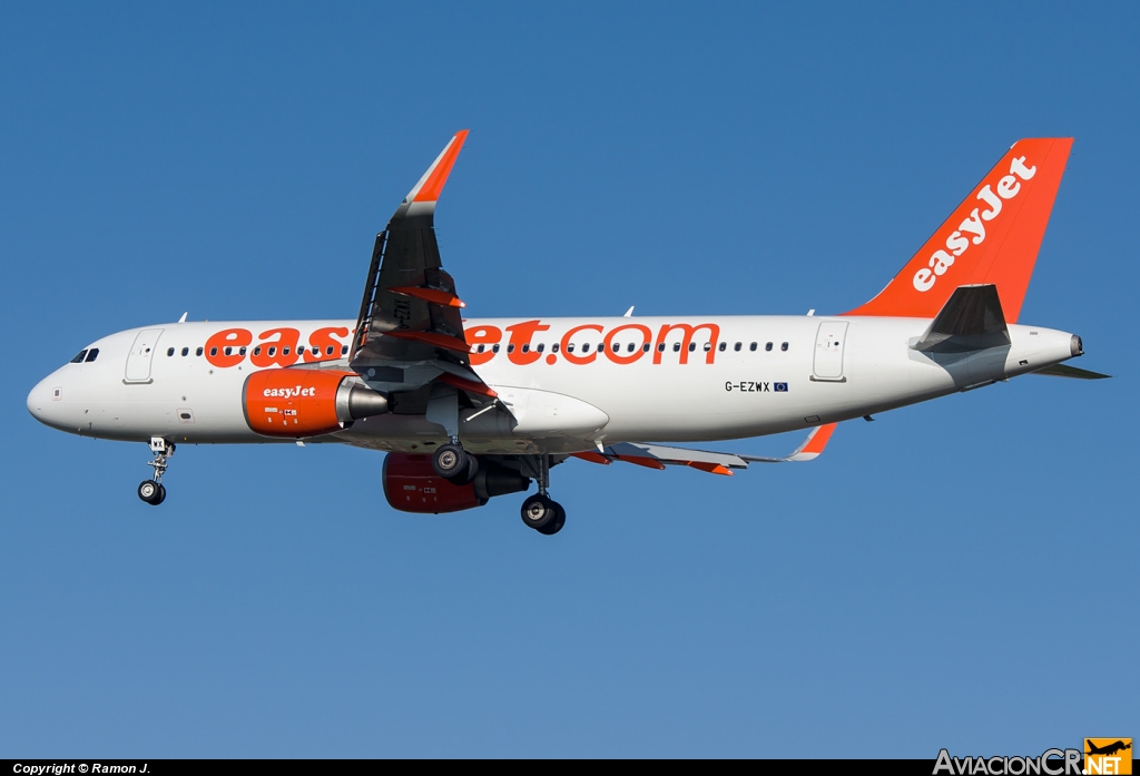 G-EZWX - Airbus A320-214 - EasyJet