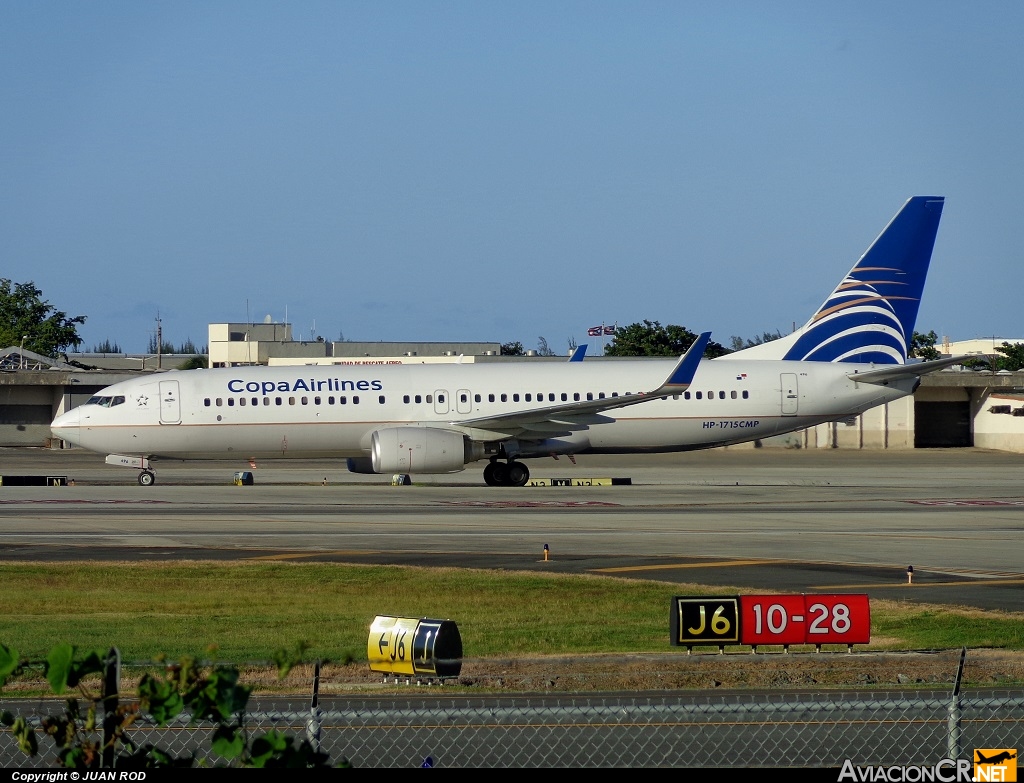 HP-1715CMP - Boeing 737-8V3 - Copa Airlines