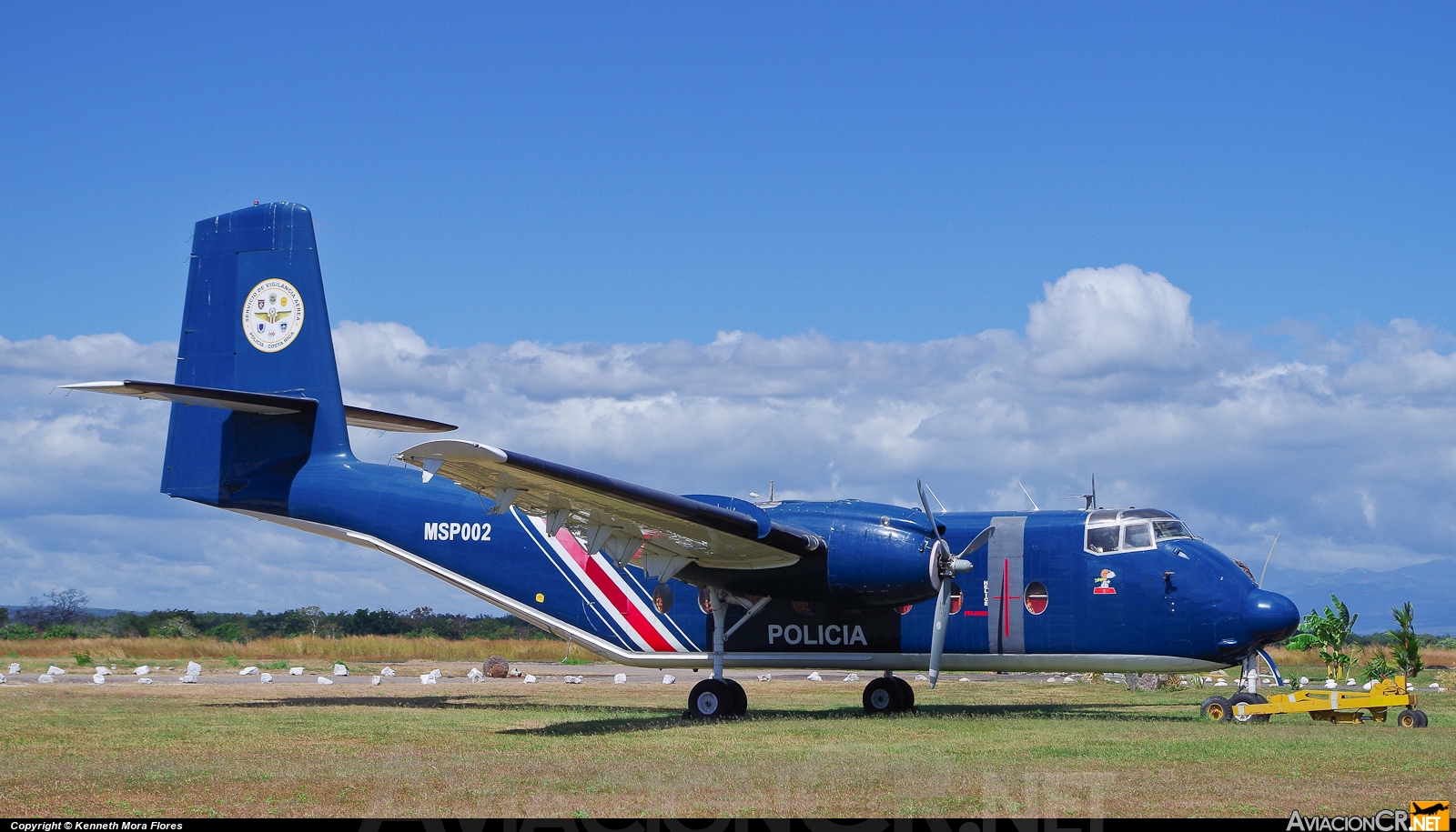 MSP002 - De Havilland Canada C-7A Caribou - Ministerio de Seguridad Pública - Costa Rica