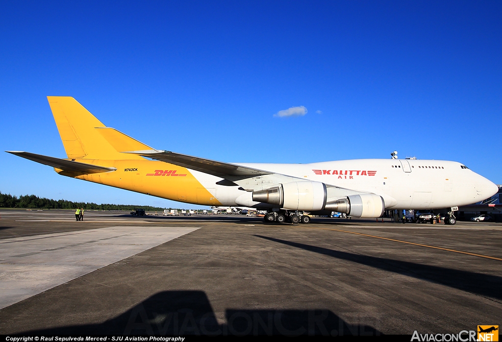 N743CK - Boeing 747-446BCF - Kalitta Air (DHL)