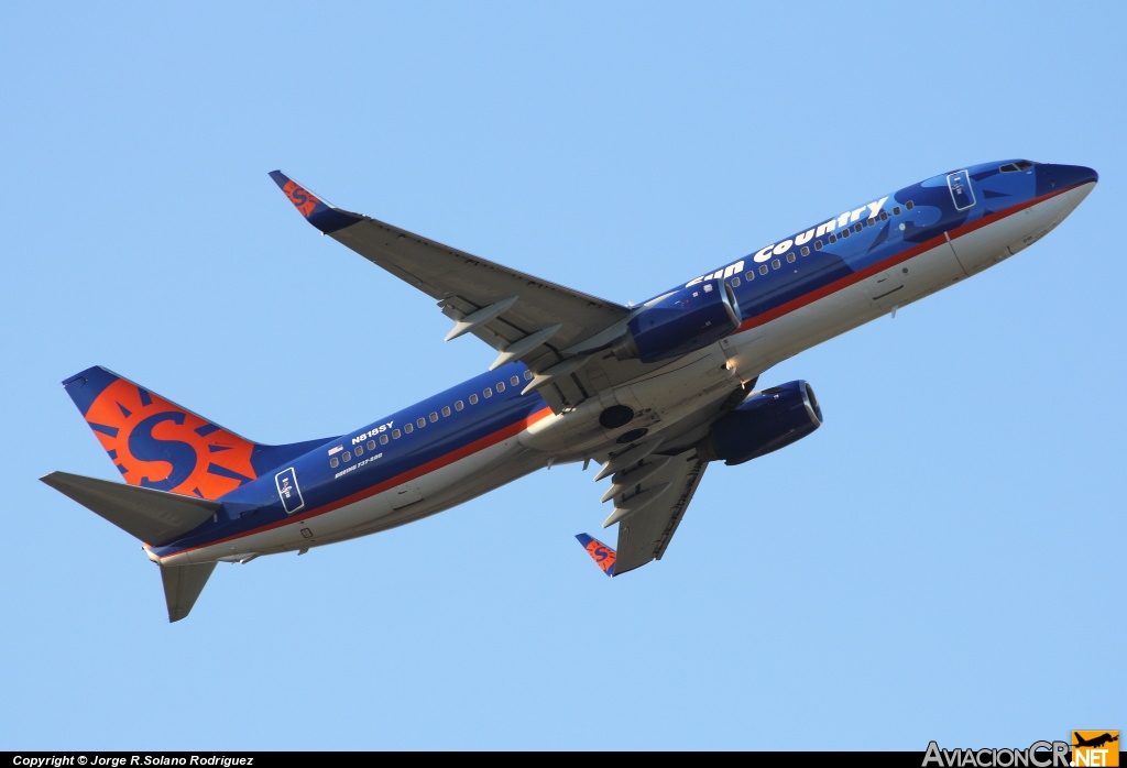 N818SY - Boeing 737-8BK - Sun Country Airlines