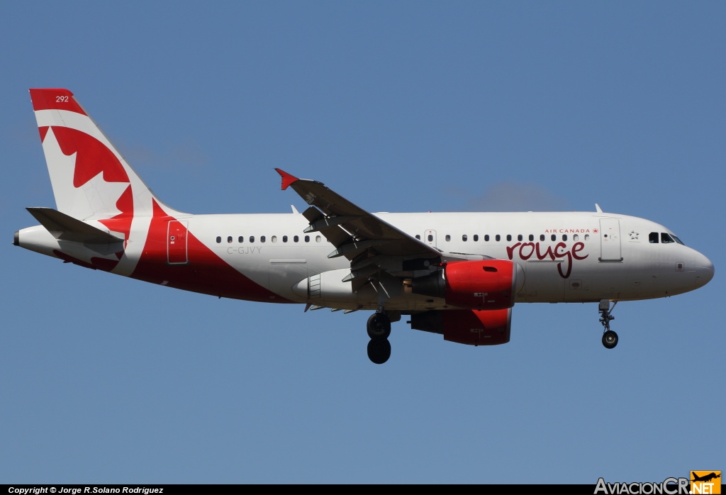 C-GJVY - Airbus A319-112 - Air Canada Rouge