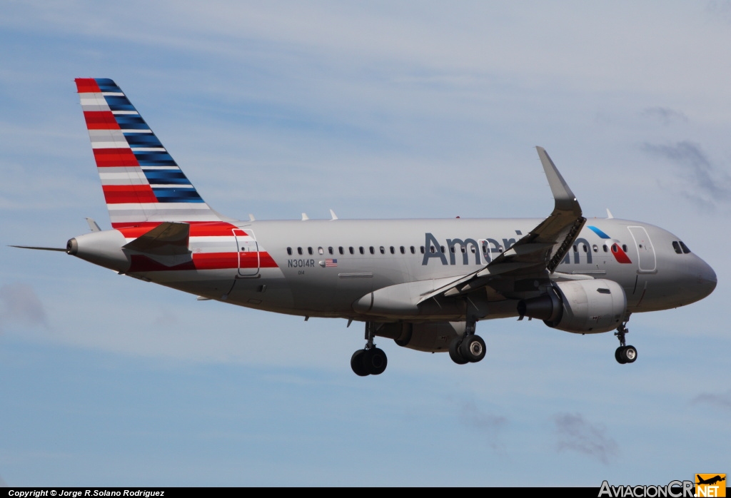 N3014R - Airbus A319-115 - American Airlines