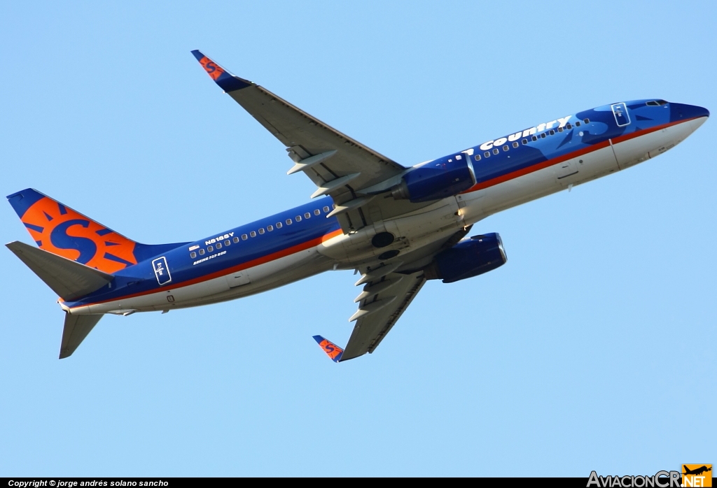 N818SY - Boeing 737-8BK - Sun Country Airlines