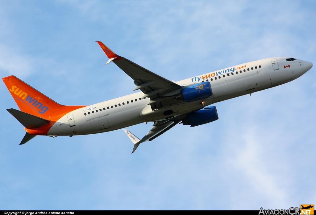 C-FDBD - Boeing 737-8Q8 - Sunwing Airlines