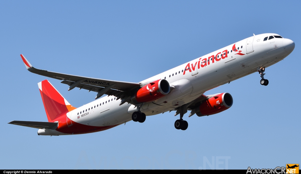 N693AV - Airbus A321-231 - Avianca