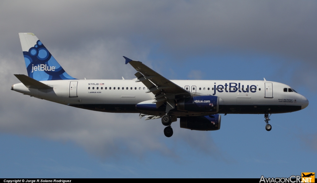 N715JB - Airbus A320-232 - Jet Blue