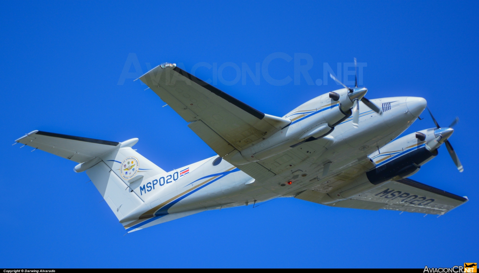 MSP020 - Beechcraft F90-1 King Air - Ministerio de Seguridad Pública - Costa Rica