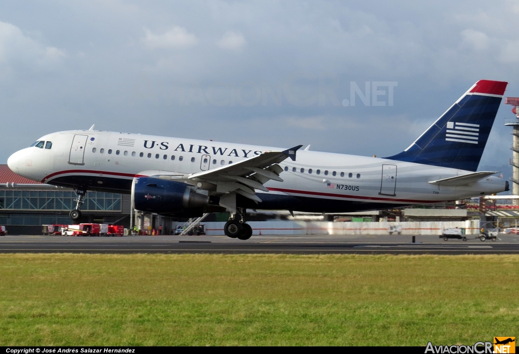 N730US - Airbus A319-112 - US Airways