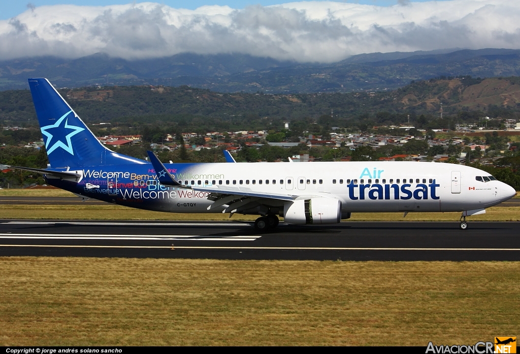 C-GTQY - Boeing 737-8Q8 - Air Transat