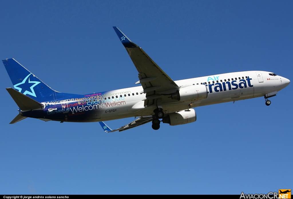 C-GTQY - Boeing 737-8Q8 - Air Transat