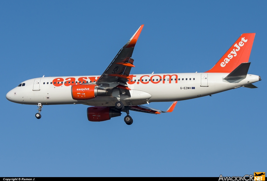 G-EZWH - Airbus A320-214 - EasyJet