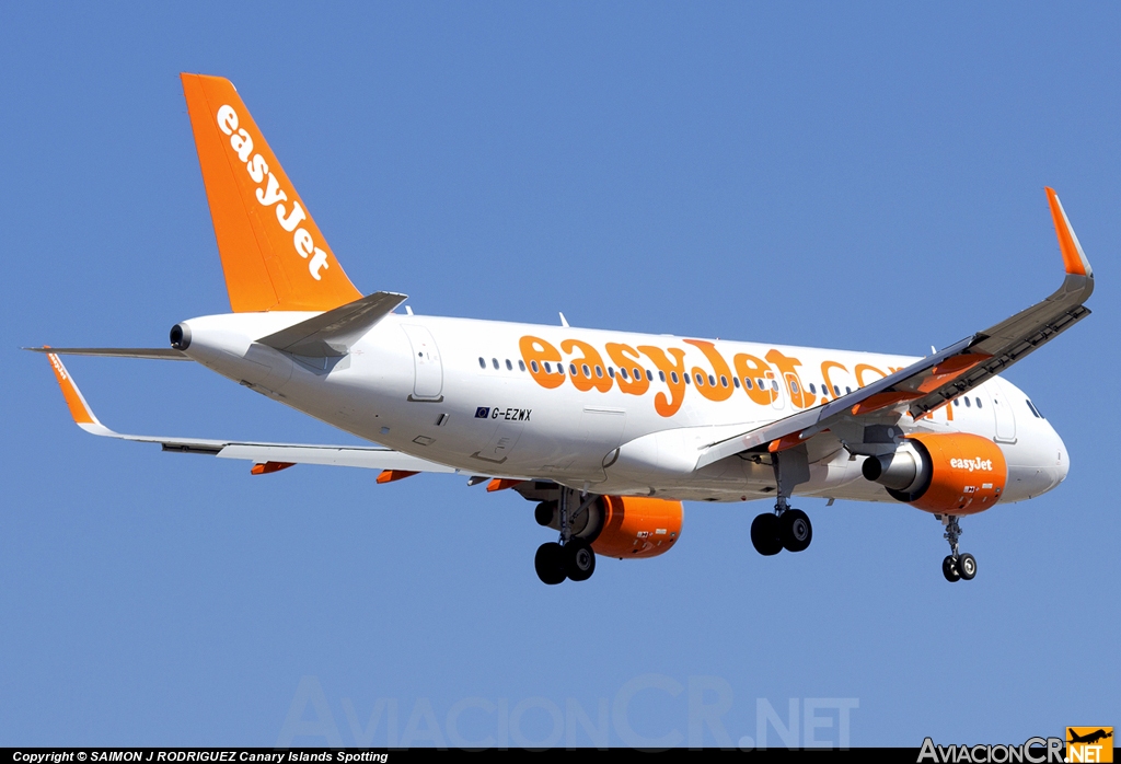 G-EZWX - Airbus A320-214 - EasyJet
