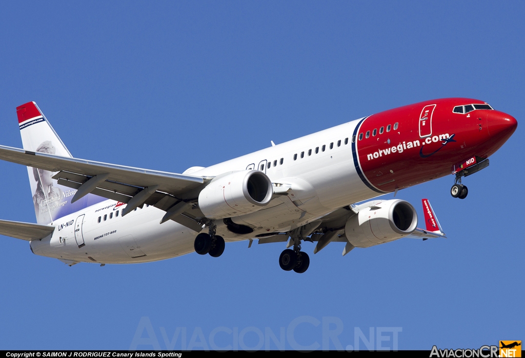 LN-NID - Boeing 737-8J - Norwegian Air Shuttle