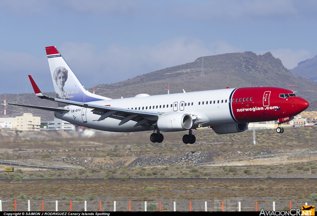 LN-DYV - Boeing 737-8JP - Norwegian Air Shuttle