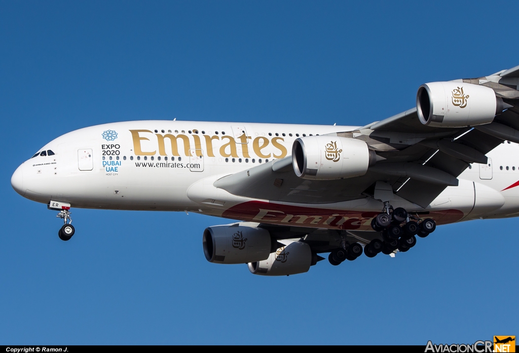 A6-EER - Airbus	A-380-861 - Emirates