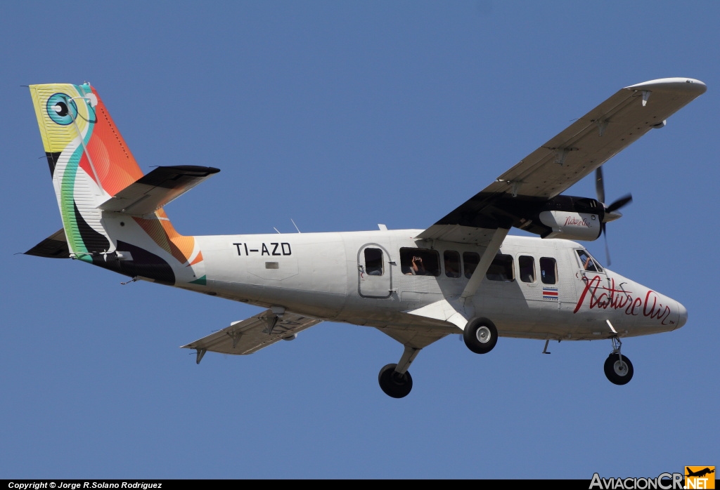 TI-AZD - De Havilland Canada DHC-6-300 Twin Otter - Nature Air