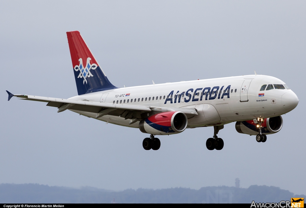 YU-APC - Airbus A319-131 - Air Servia
