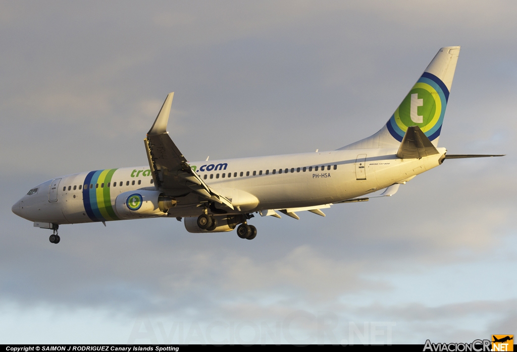 PH-HSA - Boeing 737-8K2 - Transavia Airlines