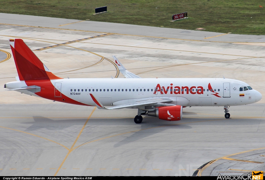 N724AV - Airbus A320-214 - Avianca