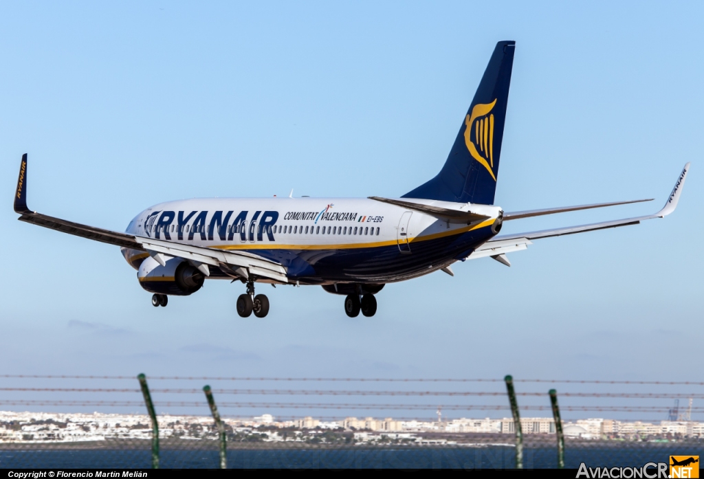 EI-EBS - Boeing 737-8AS - Ryanair