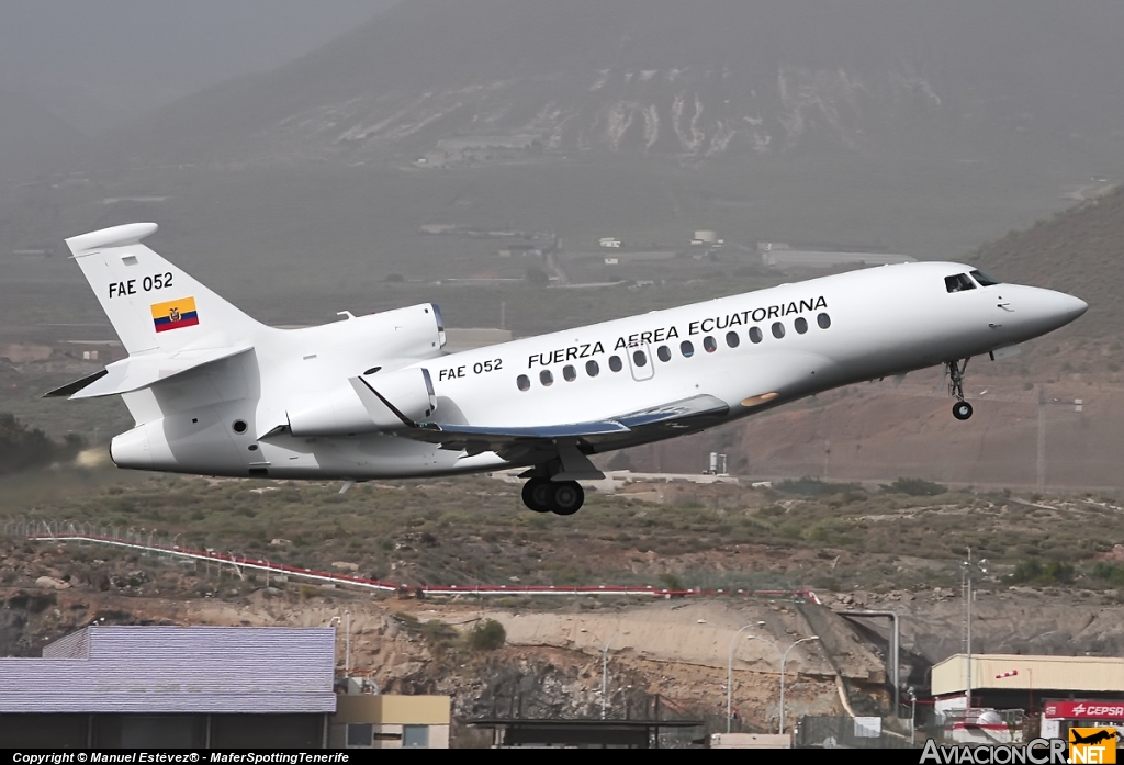 FAE-052 - Dassault Falcon 7X - Fuerza Aerea Ecuatoriana