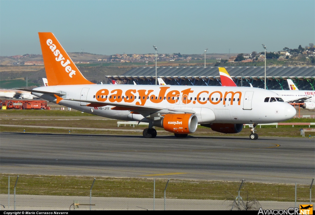 HB-JYF - Airbus A319-111 - EasyJet Switzerland