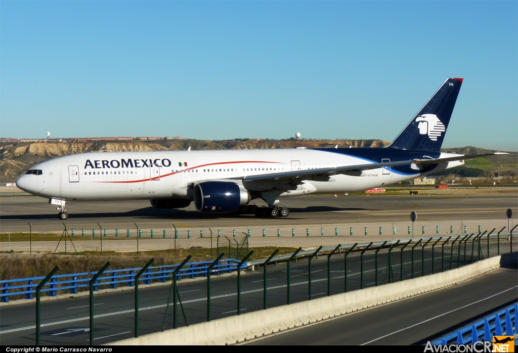 N774AM - Boeing 777-2Q8ER - Aeromexico