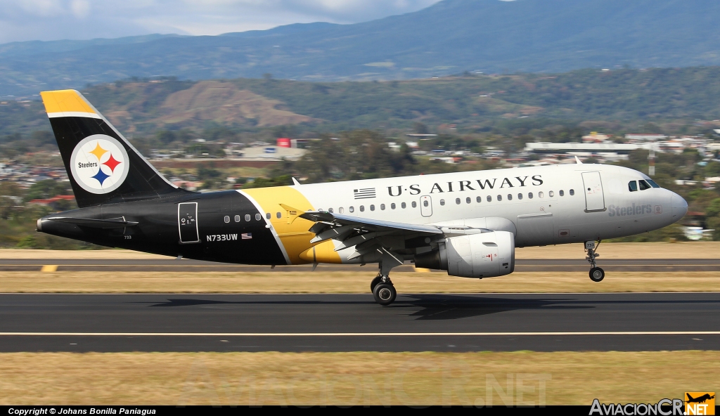 N733UW - Airbus A319-112 - US Airways