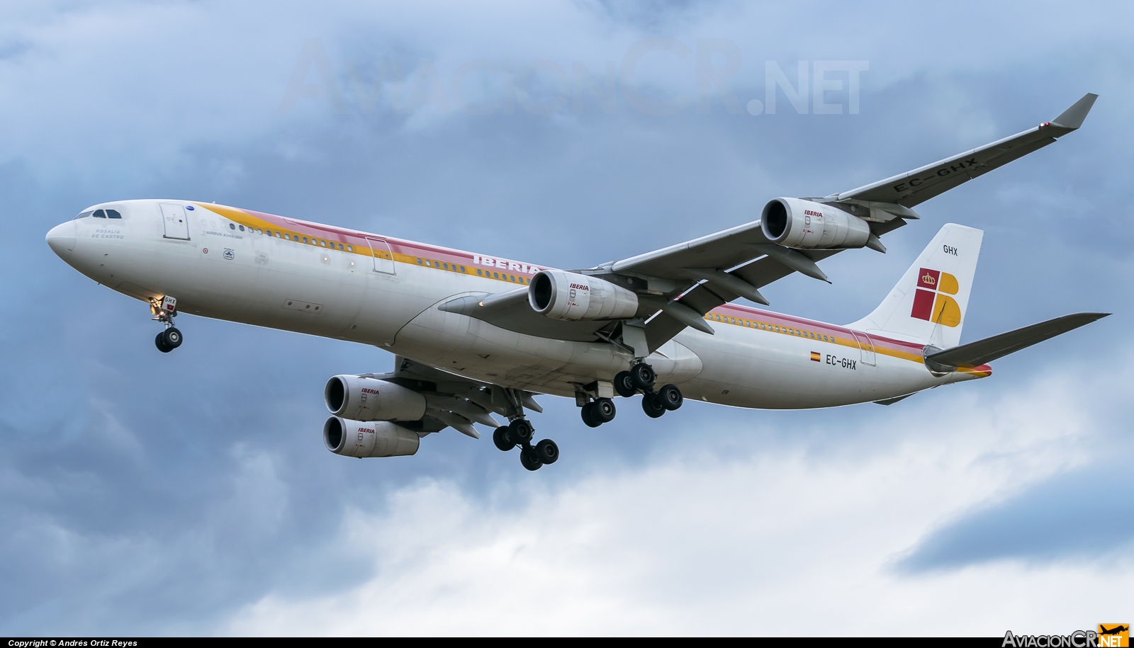 EC-GHX - Airbus A340-313X - Iberia
