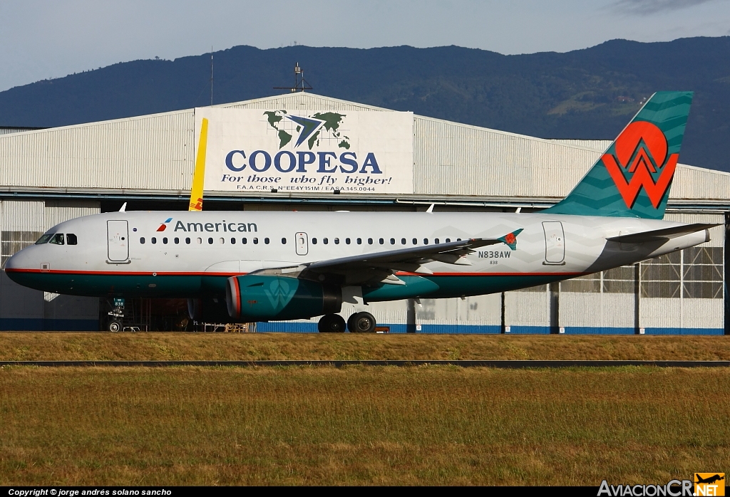 N838AW - Airbus A319-132 - American Airlines