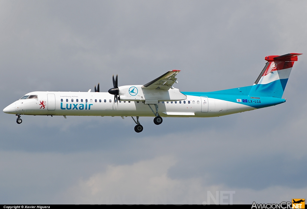 LX-LGA - De Havilland Canada DHC-8-402Q Dash 8 - LUXAIR